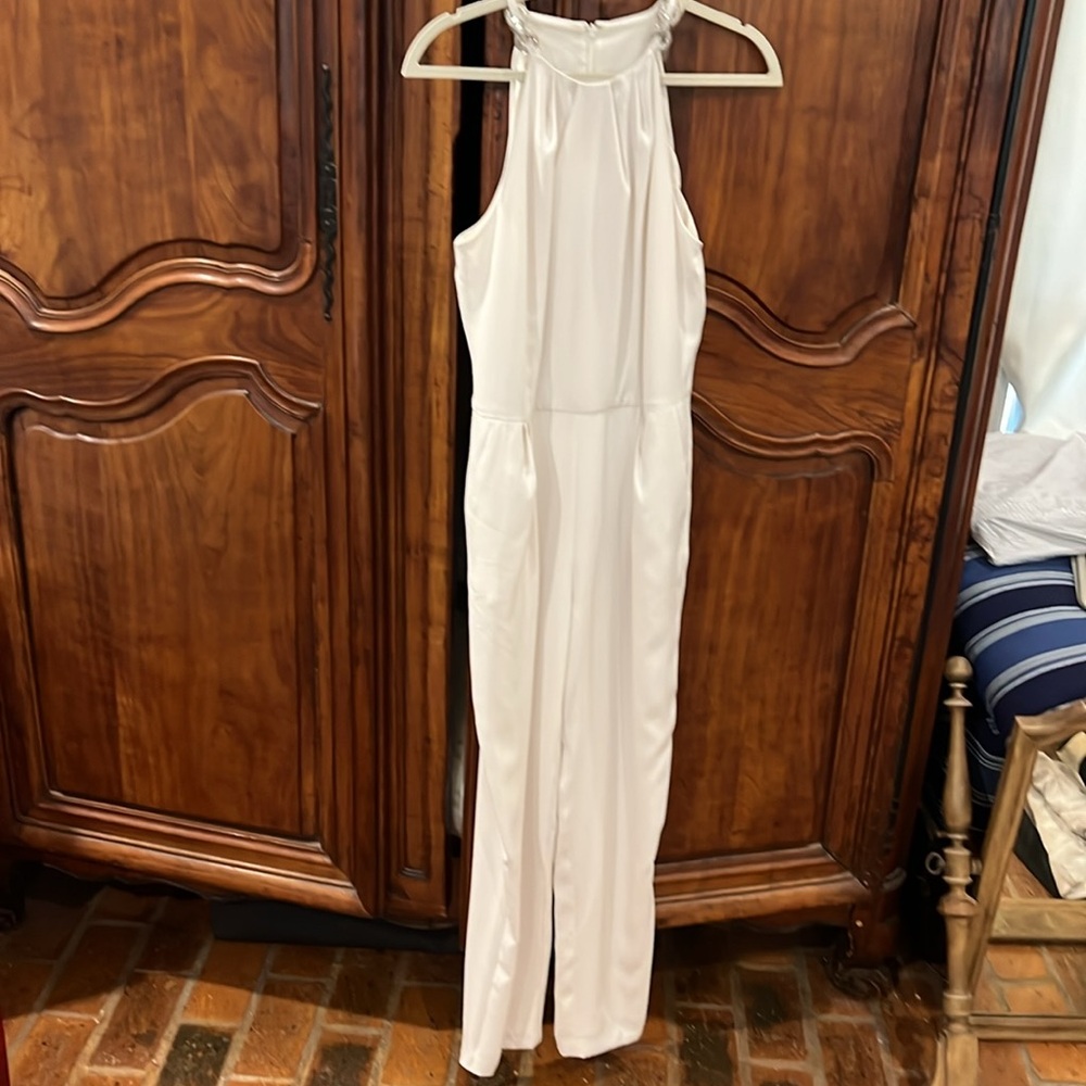 Ralph Lauren Ivory embellished strap jumpsuit NWT - Picture 4 of 15